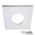 ISO113067 / Cover Aluminium eckig chrom für Einbaustrahler Sys-68 / 9009377046773