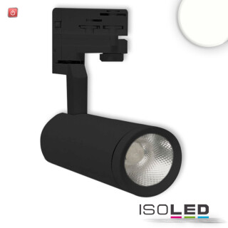 ISO113070 / 3-PH Schienen-Strahler, 28W, 15°, schwarz, neutralweiß / 9009377046827