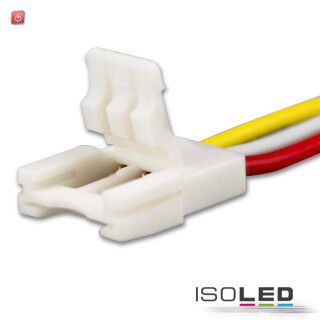 ISO113110 / Clip-Kabelanschluss (max. 5A) für 3-pol. IP20 Flexstripes mit Breite 10mm, Pitch-Abstand >8mm / 9009377047909