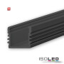 ISO113176 / LED Aufbauprofil SURF12 Aluminium schwarz eloxiert RAL 9005, 200cm / 9009377049262