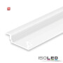 ISO113178 / LED Einbauprofil DIVE12 FLAT Aluminium pulverbeschichtet weiß RAL 9010, 200cm / 9009377049309