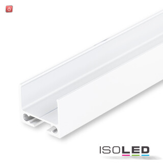 ISO113180 / Kabelschleuse TUNNEL für Profile, pulverbeschichtet weiß RAL 9010, 200cm / 9009377049347