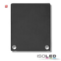 ISO113187 / Endkappe EC44 Alu schwarz RAL 9005 für...