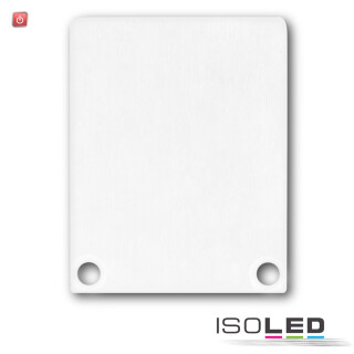 ISO113188 / Endkappe EC45 Alu weiß RAL 9010 für SURF/DIVE24 FLAT mit COVER12, 2 STK, inkl. Schraube / 9009377049507