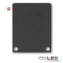 ISO113189 / Endkappe EC45 Alu schwarz RAL 9005 für SURF/DIVE24 FLAT mit COVER12, 2 STK, inkl. Schraube / 9009377049521