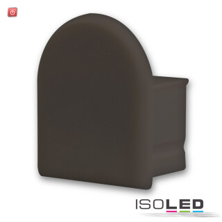 ISO113217 / Endkappe EC13B schwarz für Profil SURF12 BORDERLESS, 1 STK / 9009377050091