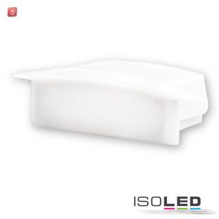 ISO113220 / Endkappe EC25W weiß für Profil  DIVE12 FLAT, 1 STK / 9009377050152