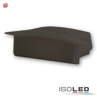 ISO113221 / Endkappe EC25B schwarz für Profil DIVE12 FLAT, 1 STK / 9009377050176