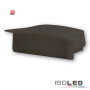 ISO113221 / Endkappe EC25B schwarz für Profil DIVE12 FLAT, 1 STK / 9009377050176