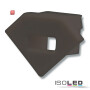 ISO113225 / Endkappe EC42B schwarz für CORNER11 mit Kabeldurchführung, 1 STK / 9009377050251