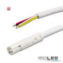 ISO113545 / Mini-Plug RGB Anschlusskabel male, 1m, 4-polig, IP54, weiß, max. 48V / 9009377056758
