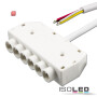 ISO113548 / Mini-Plug RGB 6-fach Verteiler female, 1m, 4-polig, IP54, weiß, max. 48V / 9009377056819