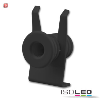 ISO113550 / Mini-Plug Anschlussblende mit Zugentlastung für 113528, schwarz / 9009377056857