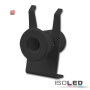 ISO113550 / Mini-Plug Anschlussblende mit Zugentlastung für 113528, schwarz / 9009377056857