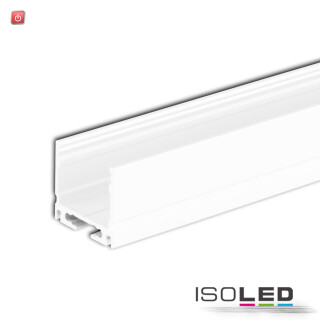 ISO113615 / LED Aufbauprofil SURF16 Aluminium weiß pulverbeschichtet, RAL9010, 200cm / 9009377060199