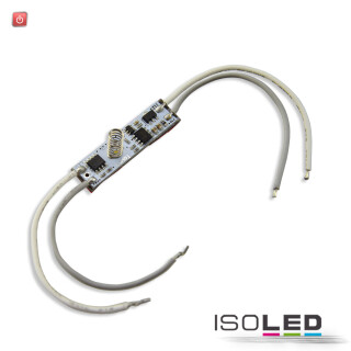 ISO113723 / LED Mini PWM-Dimmer zum Einbau unter Profilcover, 1 Kanal, 12-24V DC 3A / 9009377062605