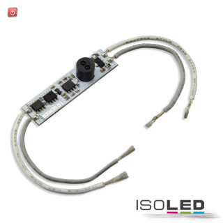ISO113725 / LED Mini PWM-Dimmer mit Wisch-Sensor für Profile, 1 Kanal, 12-24V DC 3A / 9009377062643