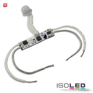 ISO113726 / LED Mini-Switch PIR Bewegungssensor mit StandBy-Level, 12-24V DC 3A / 9009377062667