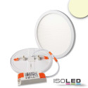 ISO113754 / LED Downlight Flex 15W, prismatisch, 120°, Lochausschnitt 50-160mm, warmweiß / 9009377063145