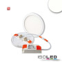 ISO113756 / LED Downlight Flex 8W, prismatisch, 120°, Lochausschnitt 50-100mm, neutralweiß / 9009377063183