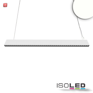 ISO113856 / LED Hängeleuchte Raster Up+Down, 15+32W, 8,5x128cm, weiß, UGR<6, 4000K, 1-10V dimmbar / 9009377065545