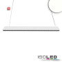 ISO113856 / LED Hängeleuchte Raster Up+Down, 15+32W, 8,5x128cm, weiß, UGR<6, 4000K, 1-10V dimmbar / 9009377065545