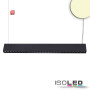 ISO113857 / LED Hängeleuchte Raster Up+Down, 15+32W, 8,5x128cm, schwarz, UGR<6, 3000K, dimmbar / 9009377065262