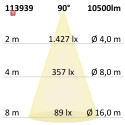ISO113939 / FastFix LED Linearsystem S Modul 1,5m 25-75W, 4000K, 90° / 9009377067051