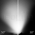 ISO113969 / 3-PH Schienen-Strahler fokussierbar, 30W, 30°-50°, schwarz matt, neutralweiß, dimmbar / 9009377067433