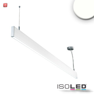ISO114004 / LED Hängeleuchte Linear Up+Down 1200, 40W, prismatisch, linear- u. 90° verbindbar, weiß, neutralweiß / 9009377068485