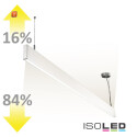 ISO114004 / LED Hängeleuchte Linear Up+Down 1200, 40W, prismatisch, linear- u. 90° verbindbar, weiß, neutralweiß / 9009377068485
