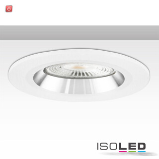 ISO114011 / Einbaurahmen Kombi für GU10/MR16, weiß + weiß-silber / 9009377068744