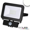 ISO114032 / LED Fluter mit PIR-Bewegungssensor 30W, neutralweiß, schwarz, IP65 / 9009377069215