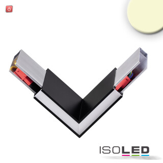 ISO114037 / Eckverbinder 90° prismatisch für Hängeleuchte Linear Up+Down, 3W, schwarz, warmweiß / 9009377069451