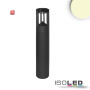ISO114277 / LED Wegeleuchte Poller-4, 60cm, 9W, sandschwarz, warmweiß / 9009377075377