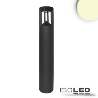 ISO114278 / LED Wegeleuchte Poller-4, 80cm, 9W, sandschwarz, warmweiß / 9009377075384