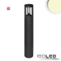 ISO114278 / LED Wegeleuchte Poller-4, 80cm, 9W, sandschwarz, warmweiß / 9009377075384