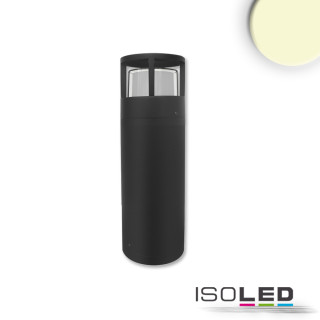 ISO114279 / LED Wegeleuchte Poller-5, 30cm, 6W, sandschwarz, warmweiß / 9009377075391