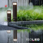 ISO114279 / LED Wegeleuchte Poller-5, 30cm, 6W, sandschwarz, warmweiß / 9009377075391