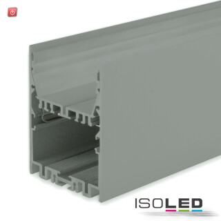 ISO114390 / LED Leuchtenprofil LAMP40 Up+Down Aluminium silber pulverbeschichtet / 9009377077395