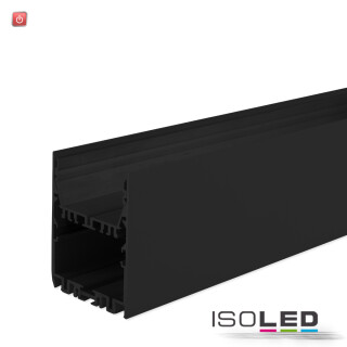 ISO114391 / LED Leuchtenprofil LAMP40 Up+Down Aluminium schwarz pulverbeschichtet / 9009377077401