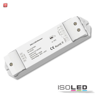 ISO114465 / DALI DT6 4 Adressen PWM-Dimmer, 4 Kanal, 12-24V DC 4x5A / 9009377079566