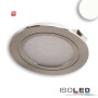 ISO114469 / LED Möbeleinbaustrahler MiniAMP silber, 2W, 24V DC neutralweiß 4000K, dimmbar / 9009377079733