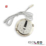 ISO114469 / LED Möbeleinbaustrahler MiniAMP silber, 2W, 24V DC neutralweiß 4000K, dimmbar / 9009377079733
