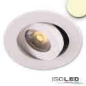 ISO114470 / LED Einbauleuchte MiniAMP weiß, 3W, 24V DC, warmweiß, dimmbar / 9009377079740