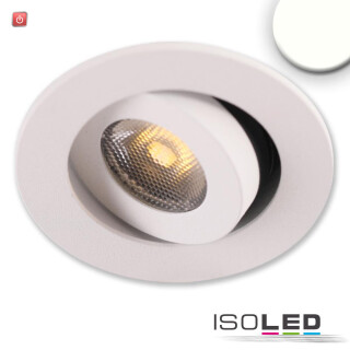 ISO114471 / LED Einbauleuchte MiniAMP weiß, 3W, 24V DC, neutralweiß, dimmbar / 9009377079788