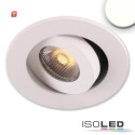 ISO114471 / LED Einbauleuchte MiniAMP weiß, 3W, 24V DC, neutralweiß, dimmbar / 9009377079788