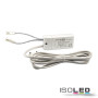 ISO114529 / LED Trafo MiniAMP 24V/DC, 0-30W, 200cm Kabel mit Flachstecker, sekundär 2 female Buchsen / 9009377081248