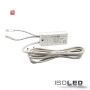ISO114529 / LED Trafo MiniAMP 24V/DC, 0-30W, 200cm Kabel mit Flachstecker, sekundär 2 female Buchsen / 9009377081248