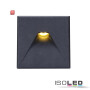 ISO114564 / Cover Aluminium eckig 2 schwarz für Wandeinbauleuchte Sys-Wall68 / 9009377082153
